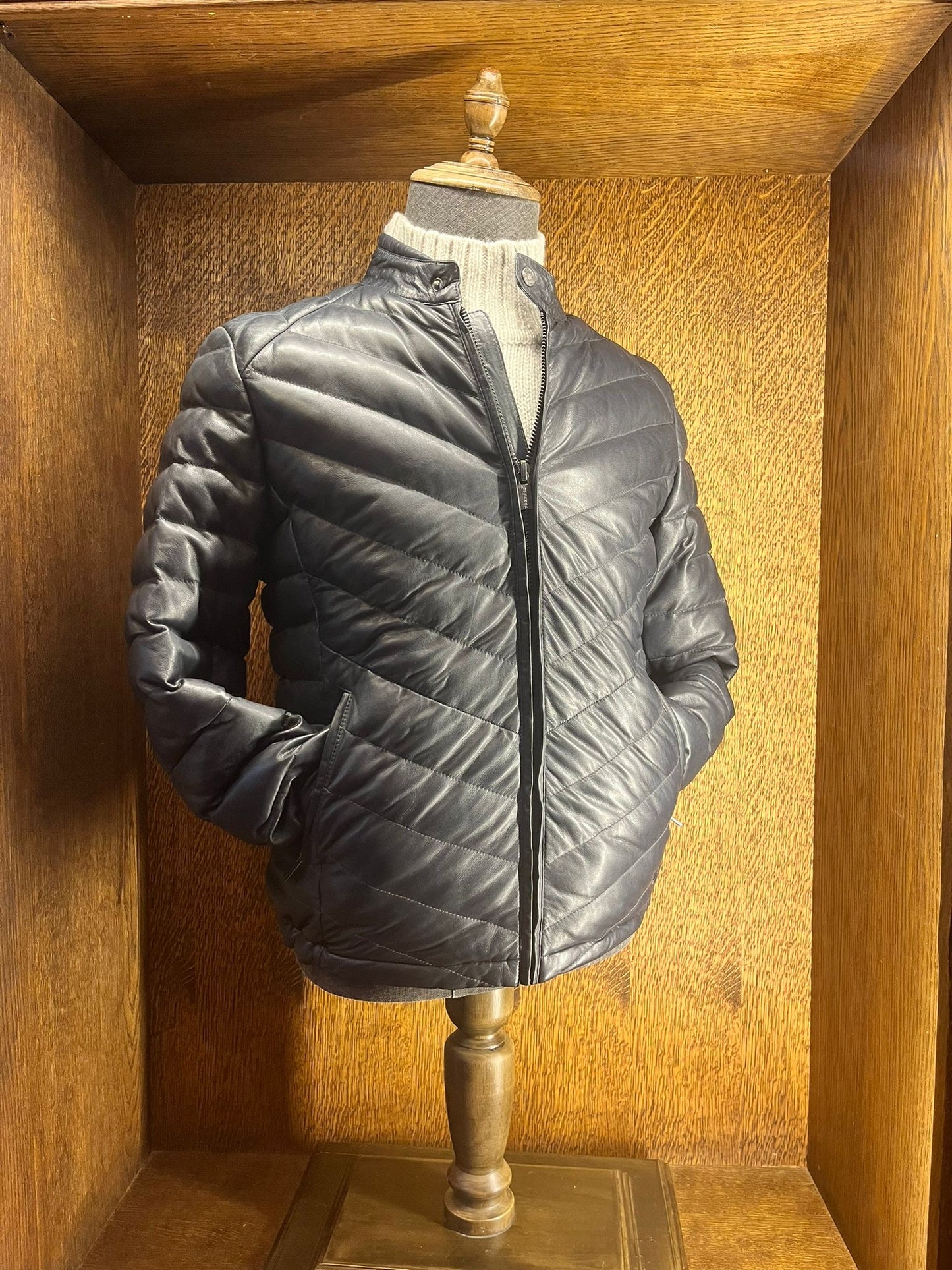 Trapper Belfast Padded Jacket - Navy