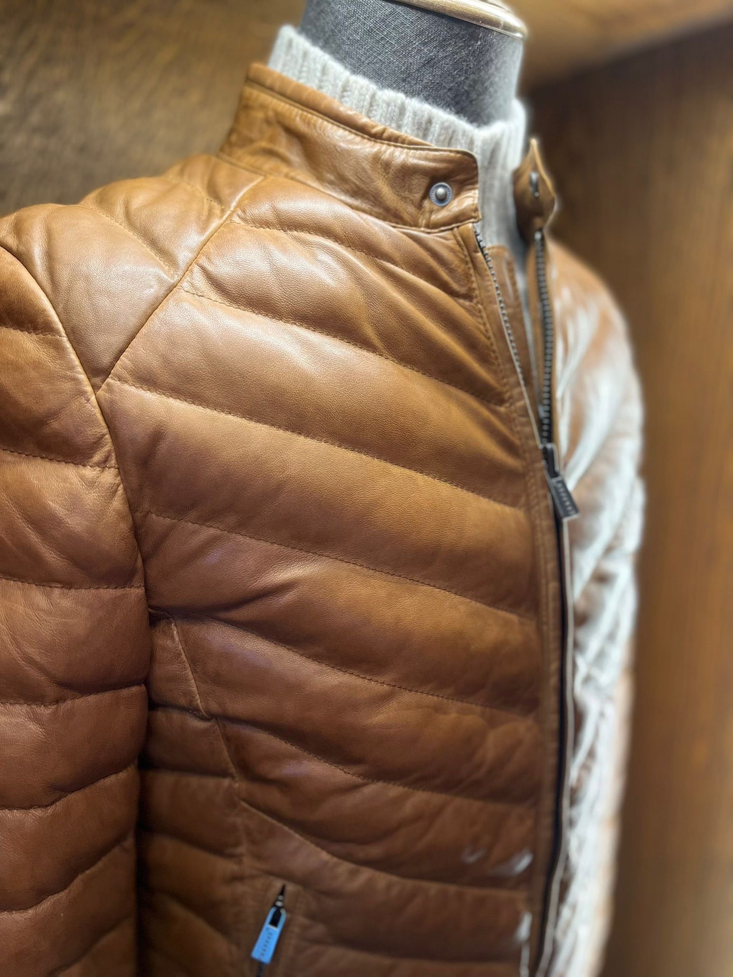Trapper Belfast Padded Jacket - Antique Tan