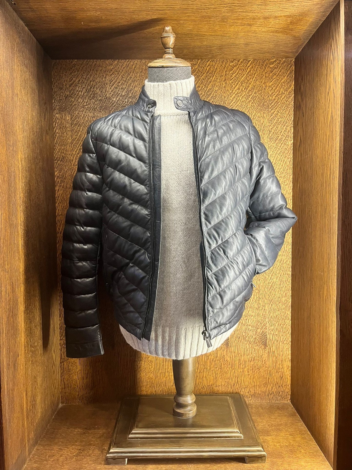 Trapper Belfast Padded Jacket - Navy