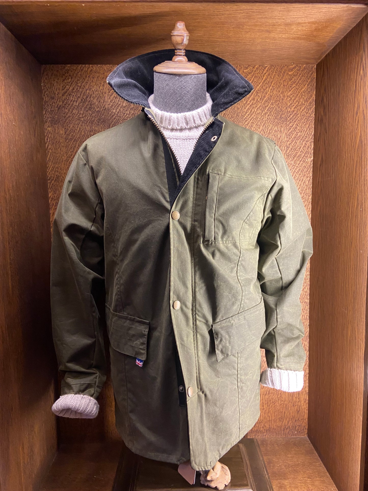 Peregrine Mens Clifton Waxed Jacket - Green