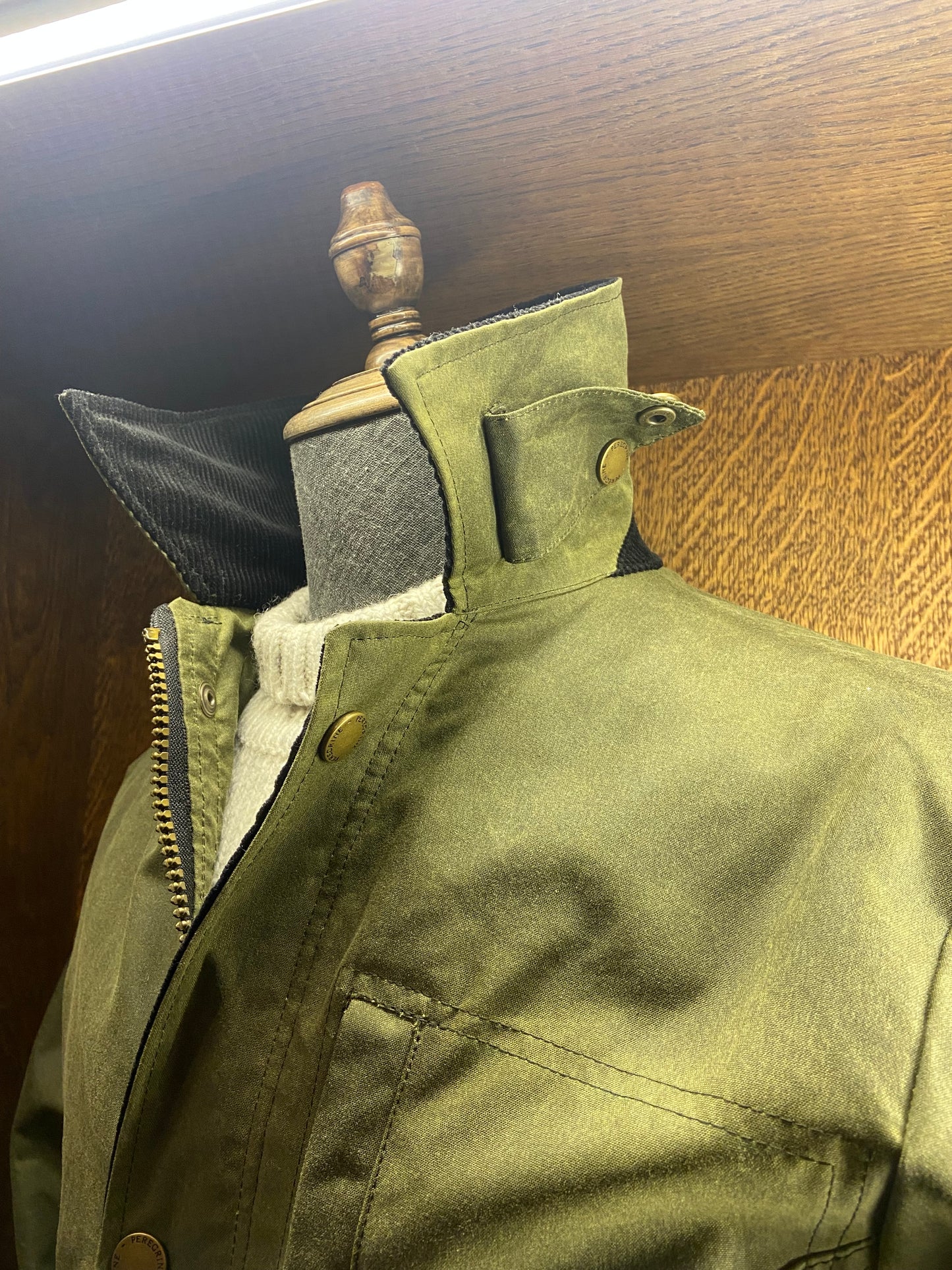 Peregrine Mens Clifton Waxed Jacket - Green