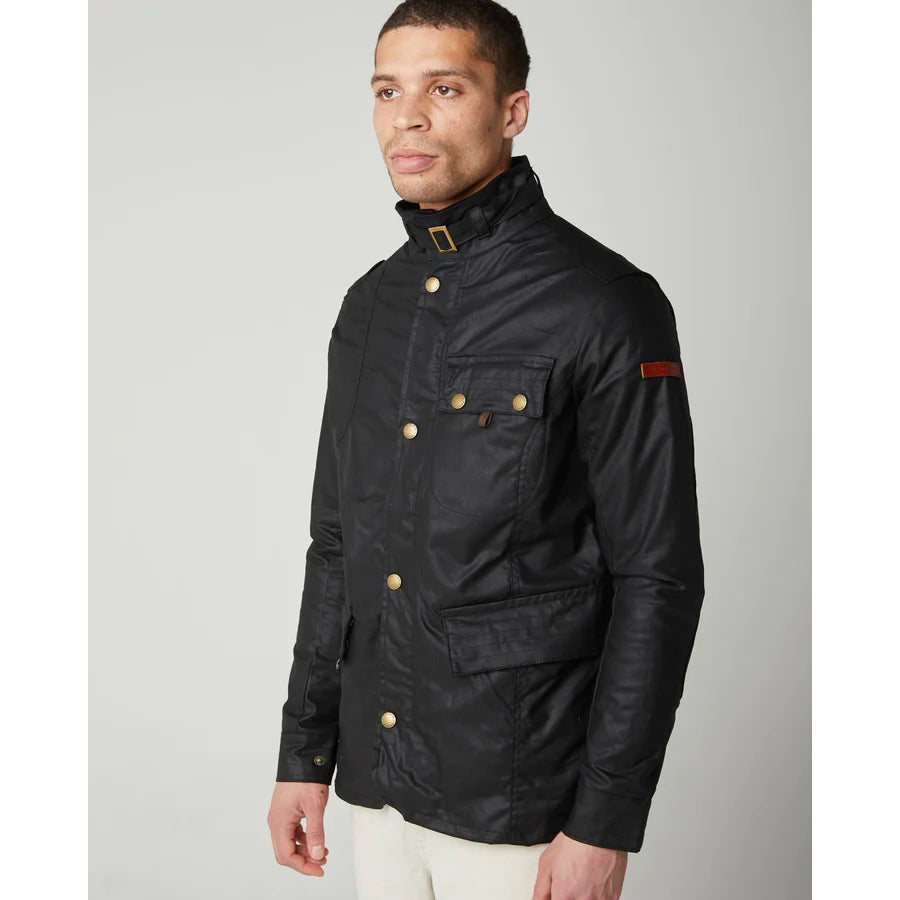 Peregrine Mens Bexley Waxed Jacket - Black