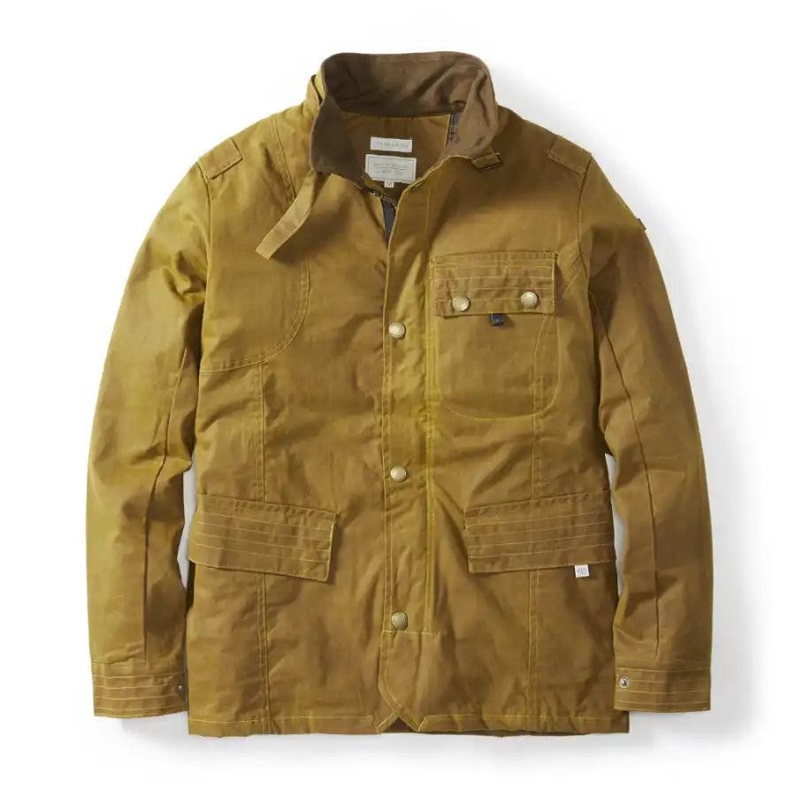 Peregrine Mens Bexley Waxed Jacket - Mustard