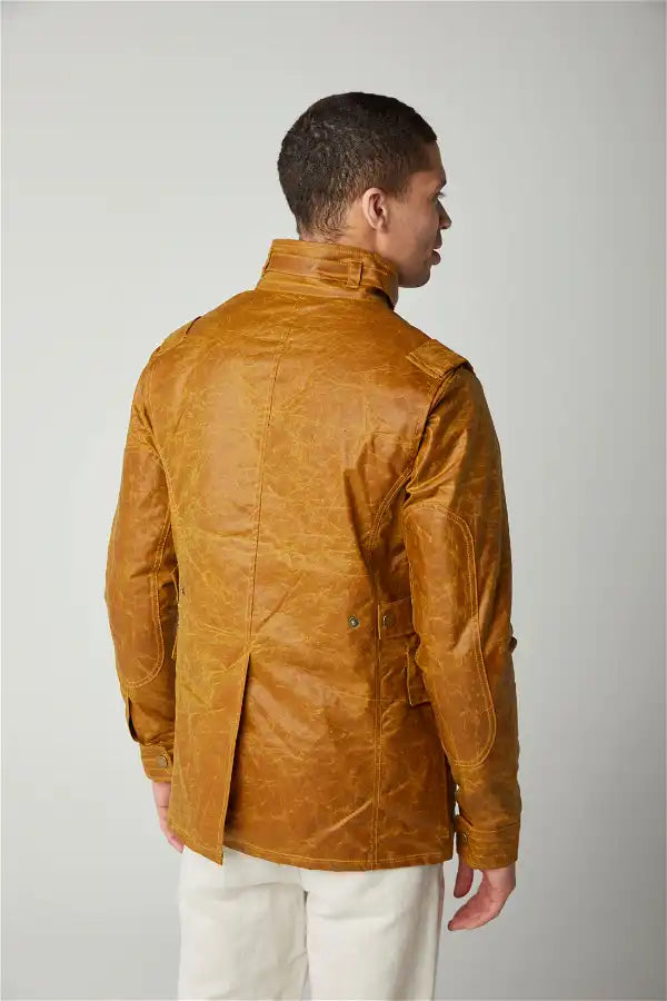 Peregrine Mens Bexley Waxed Jacket - Mustard