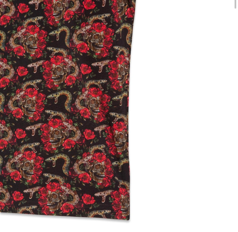 Guide London Rose & Snake Short Sleeve Shirt