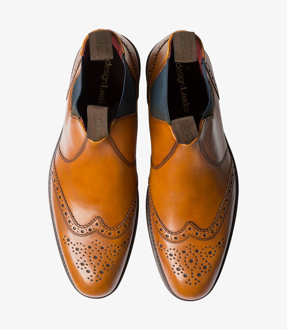 Loake Mens Hoskins Boot - In Tan