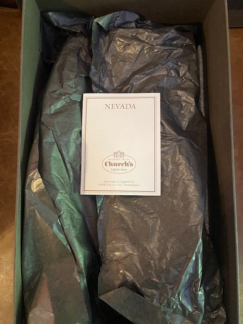 Church's Oslo Brown Leather Derby Shoes 7.5 G