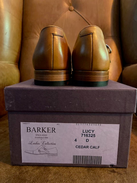 Barker Lucy Cedar Calf Ladies Shoes 4 D