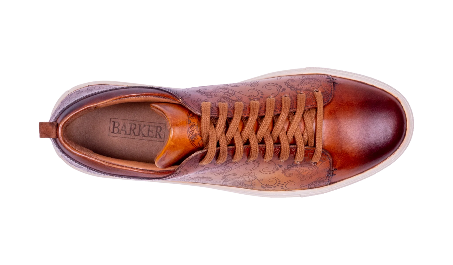 Barker Paisley Cedar Handpainted