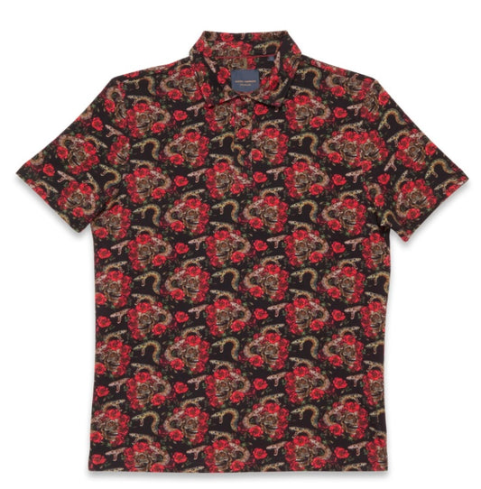 Guide London Rose & Snake Short Sleeve Shirt