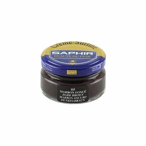 Saphir Beaute Du Cuir - Creme-Surfine - Dark Brown