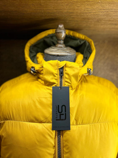 S4 Jacket Mens Doyle Padded Coat - Yellow