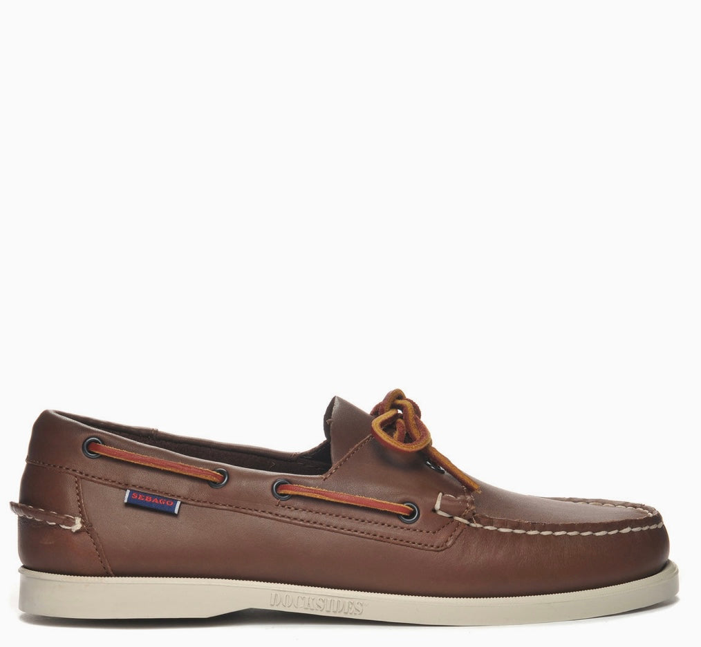 Sebago Dockside Brown Leather Deck Shoe
