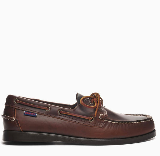 Sebago Dockside Brown Gum Leather Deck Shoe