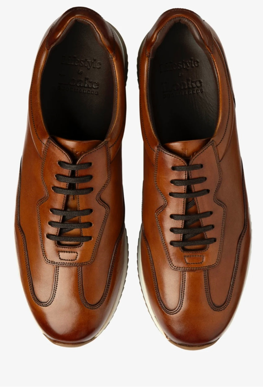 Loake Linford Chestnut Brown Trainer