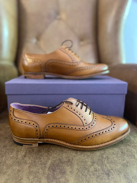 Barker Freya Cedar Calf Ladies Brogues 9.5 D