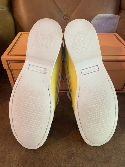 Barker Cleo Yellow Calf Deck Shoe 6.5 D EX DISPLAY