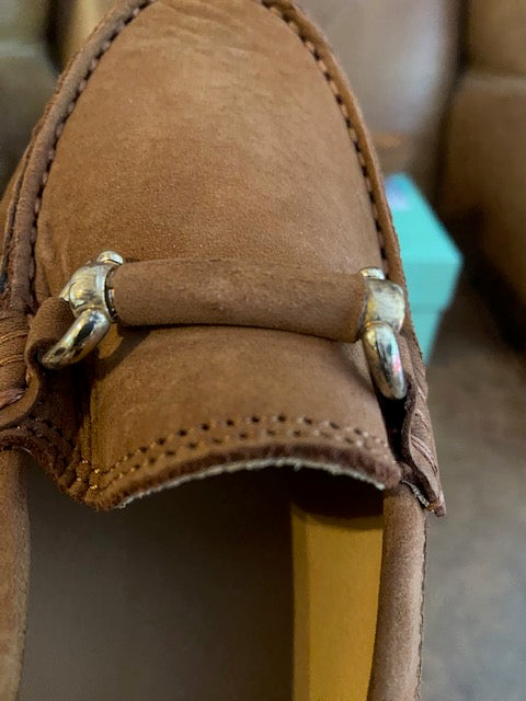 Fullerton Lulu Toffee Suede Moccasins 8