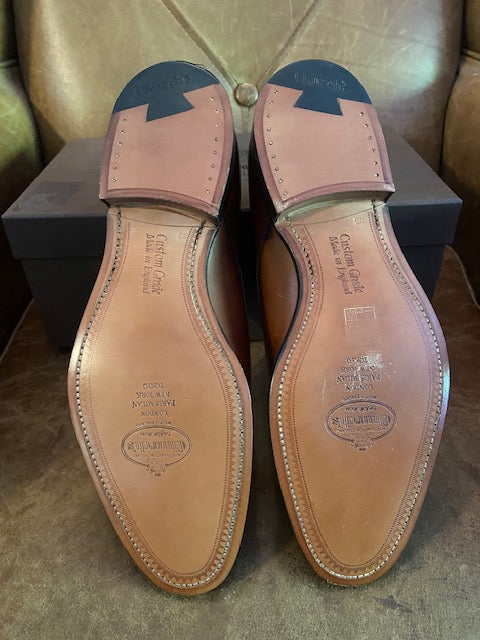 Church's Oslo Brown Leather Derby Shoes 7.5 G