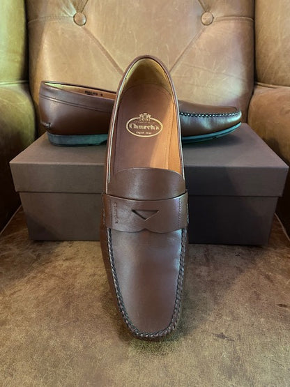Church's Karl Brown Leather Loafers 9 G