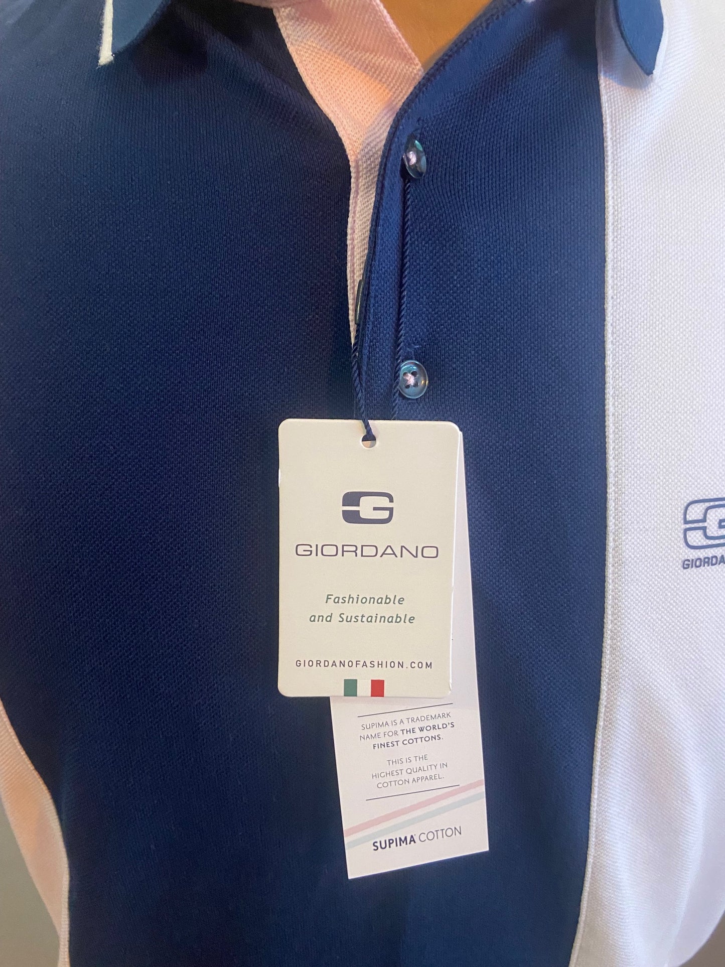 Mens Giordano Polo Shirt - Small
