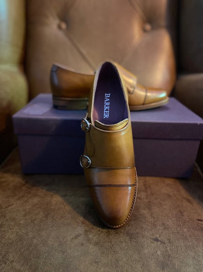 Barker Lucy Cedar Calf Ladies Shoes 4 D