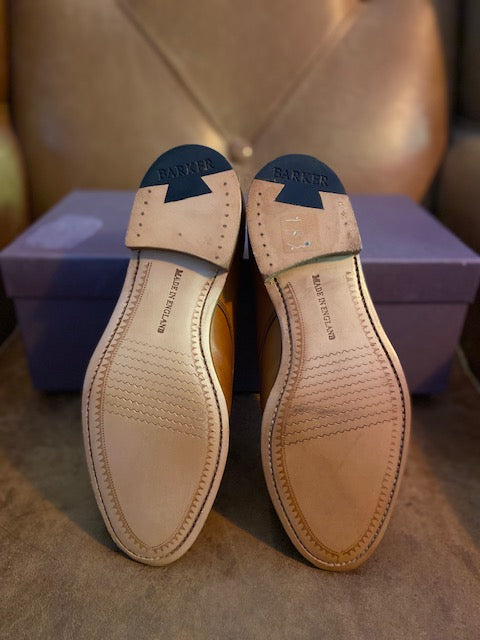 Barker Lucy Cedar Calf Ladies Shoes 4 D