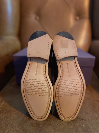 Barker Gina Mid Brown Waxy Suede Ladies Boots 4 D