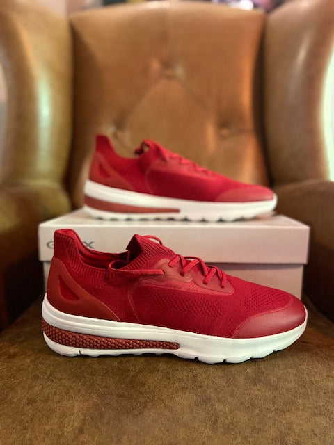 Geox Mens Trainers - Red