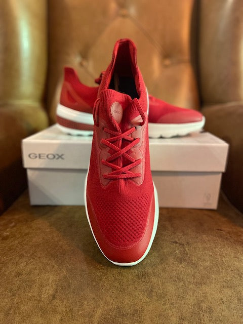 Geox Mens Trainers - Red