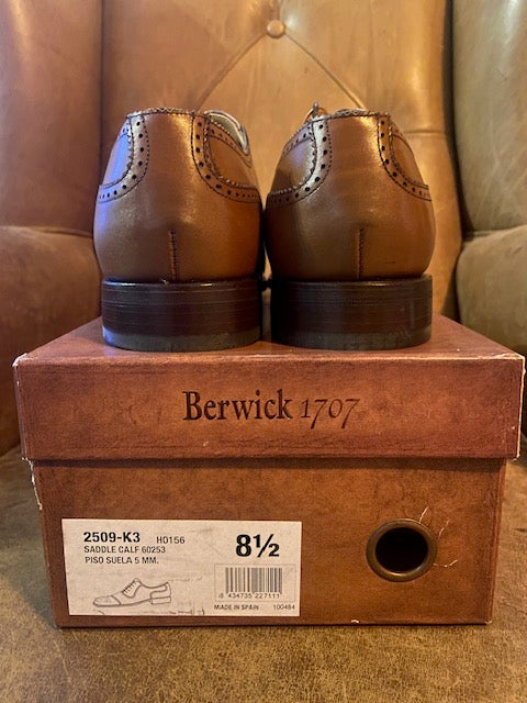 Berwick 2509-K3 Goodyear Welted Mens Leather Shoes - 8.5
