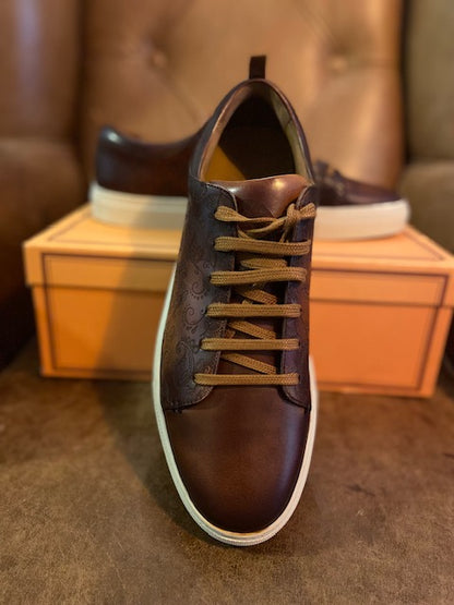 Barker Paisley Cedar Handpainted