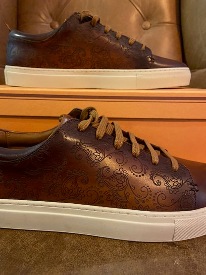 Barker Paisley Cedar Handpainted