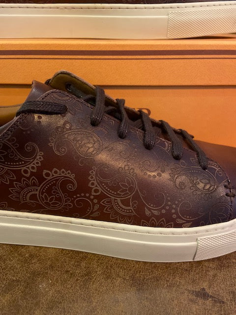 Barker Paisley Chestnut Handpainted