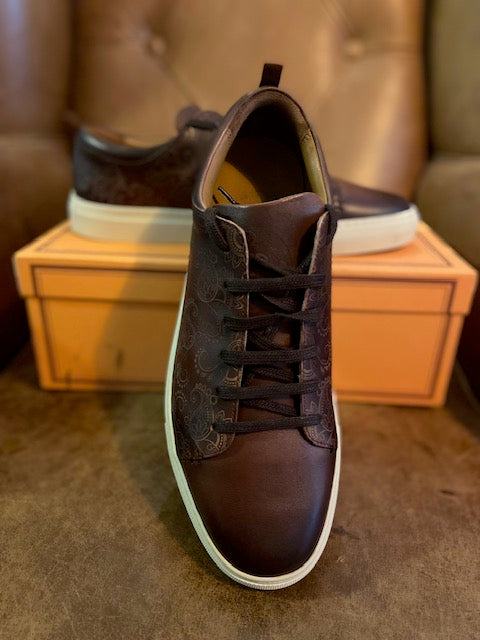 Barker Paisley Chestnut Handpainted