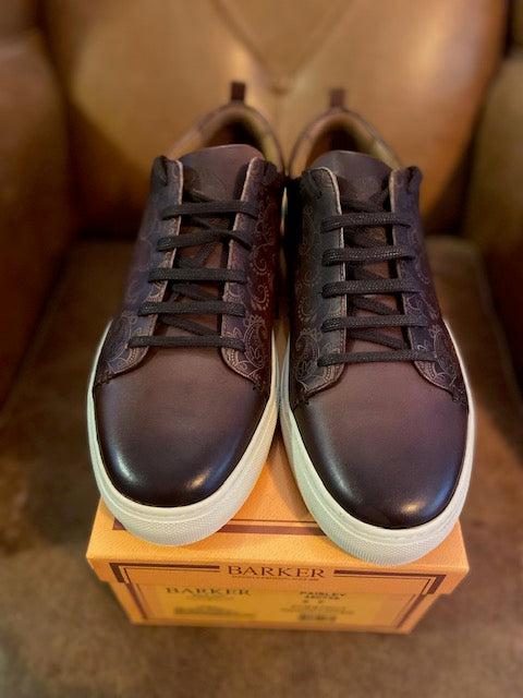 Barker Paisley Chestnut Handpainted