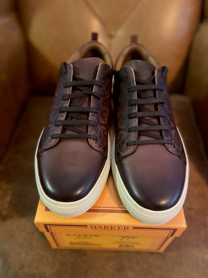 Barker Paisley Chestnut Handpainted