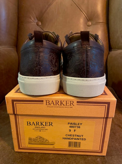 Barker Paisley Chestnut Handpainted