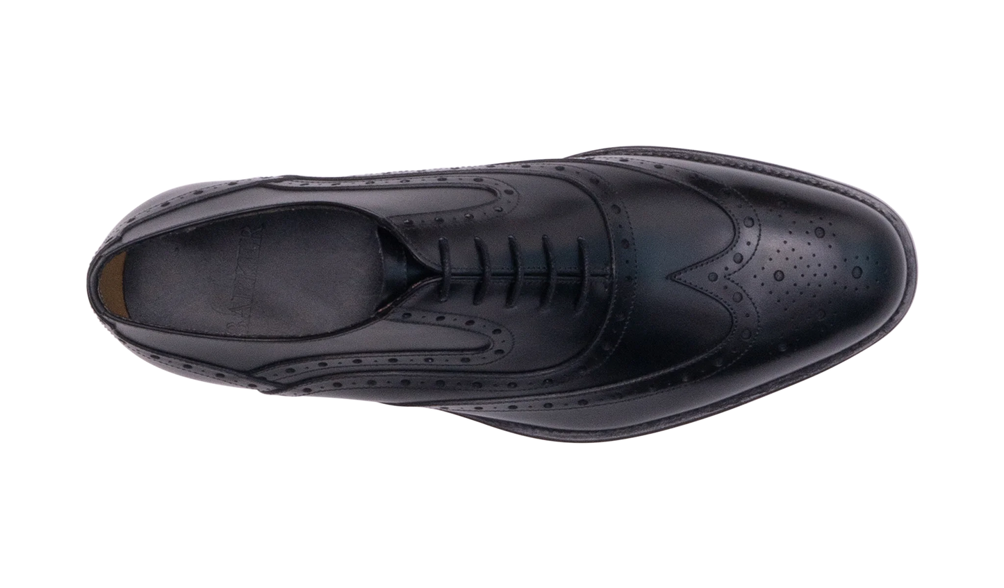 Barker Liffey Shoes - In Black Calf