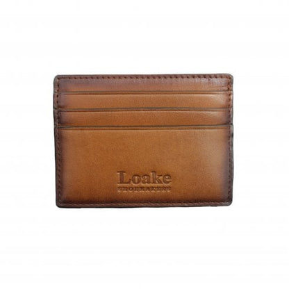 Loake Sterling Card Holder - Chestnut